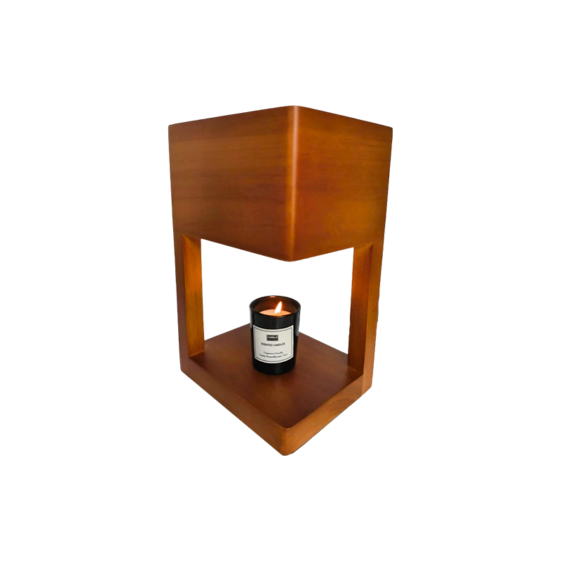 Lampa za grijanje svijeće s jednostavnim geometrijskim okvirom - tihi kutak
