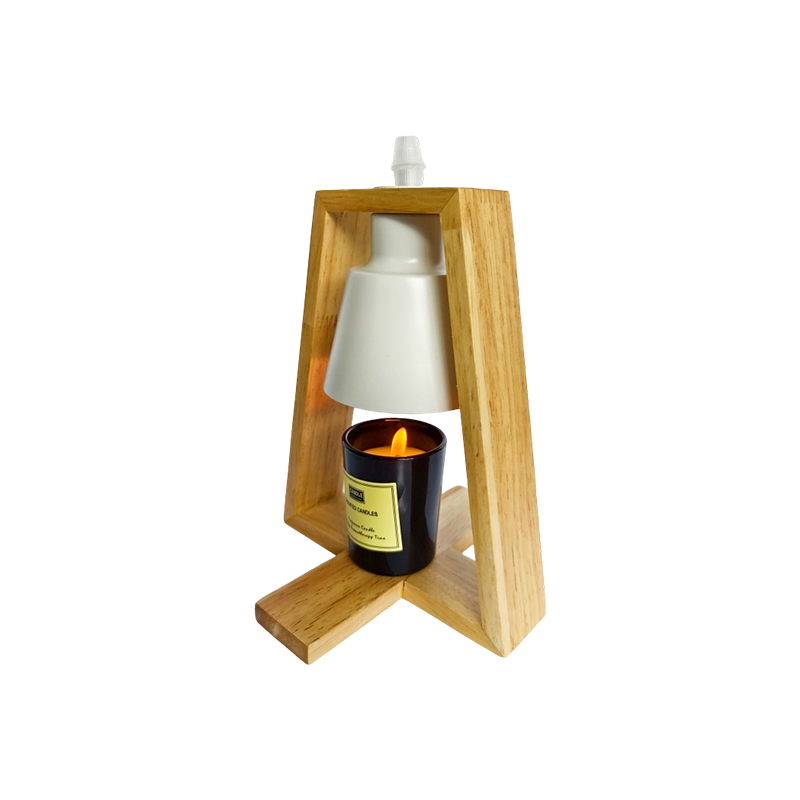 Minimalistička drvena svjetiljka za grijanje svijeća - Warm Isle